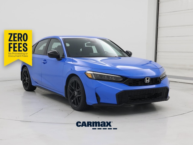 Blue 2025 Honda Civic Hatchback Hatchback Front-Wheel Drive Automatic