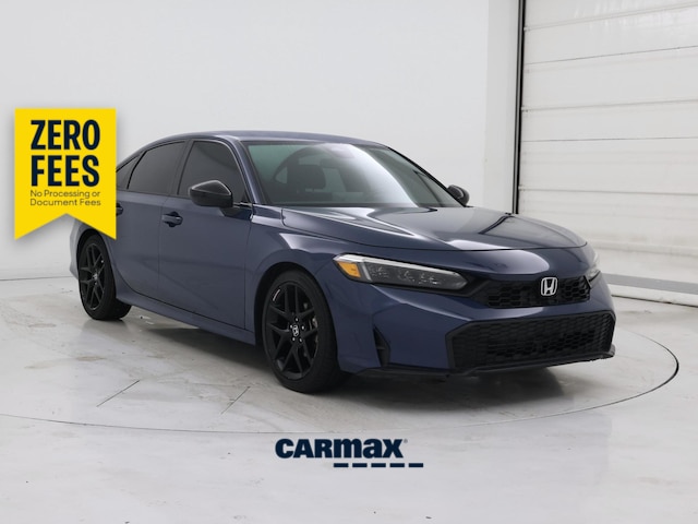 Blue 2025 Honda Civic Sedan Front-Wheel Drive Automatic