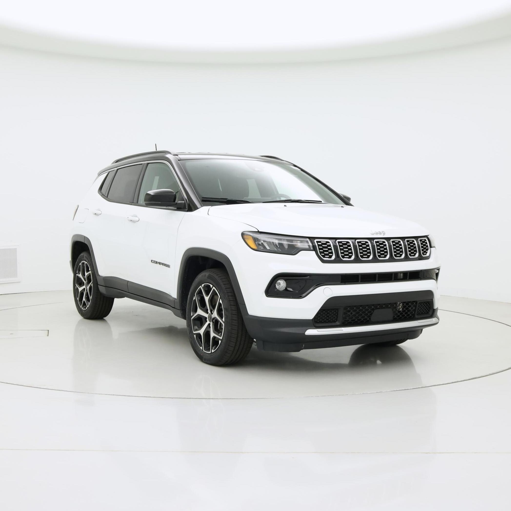 White 2025 Jeep Compass SUV / Crossover Four-Wheel Drive Automatic