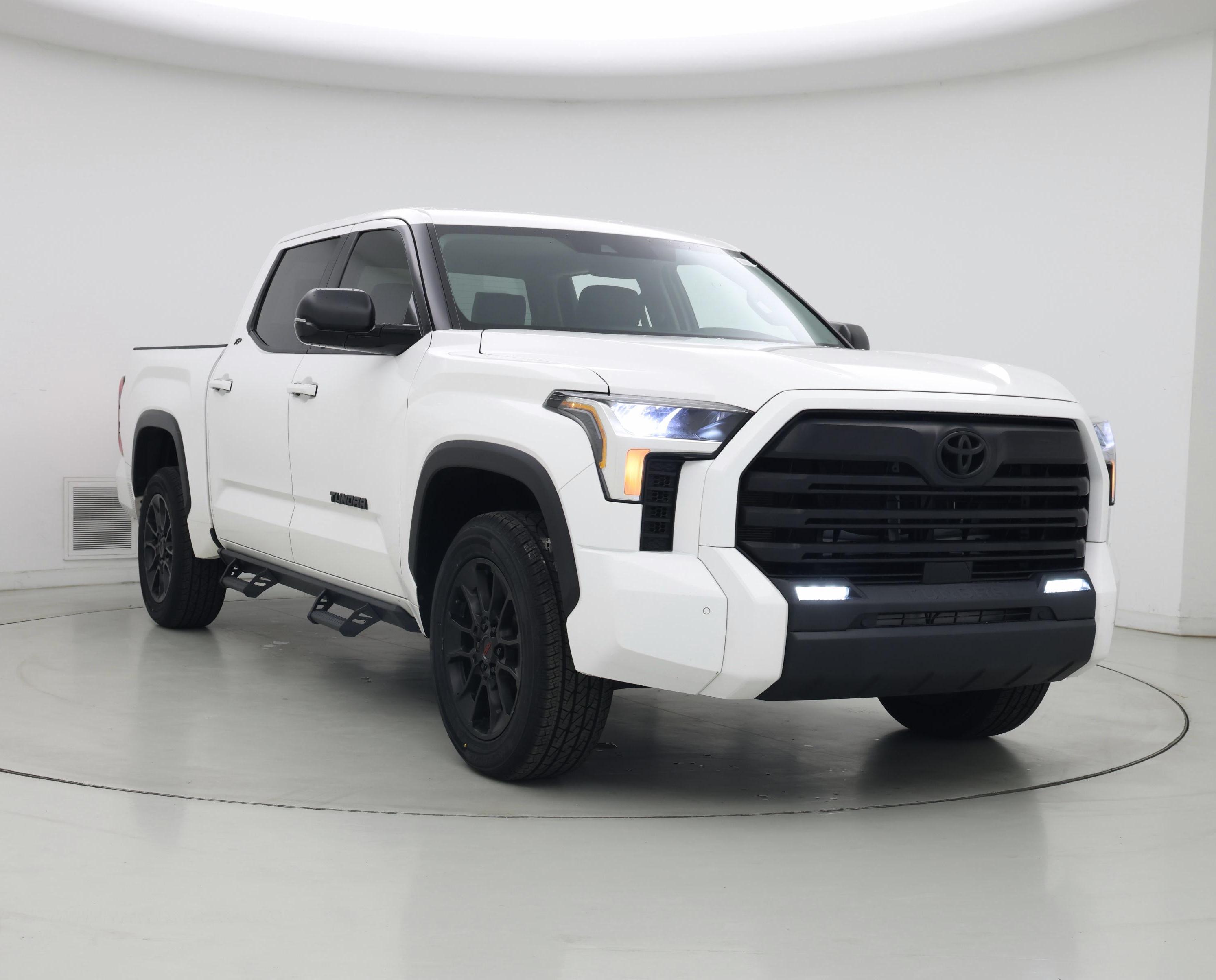 White 2024 Toyota Tundra Pickup Truck Four-Wheel Drive Automatic