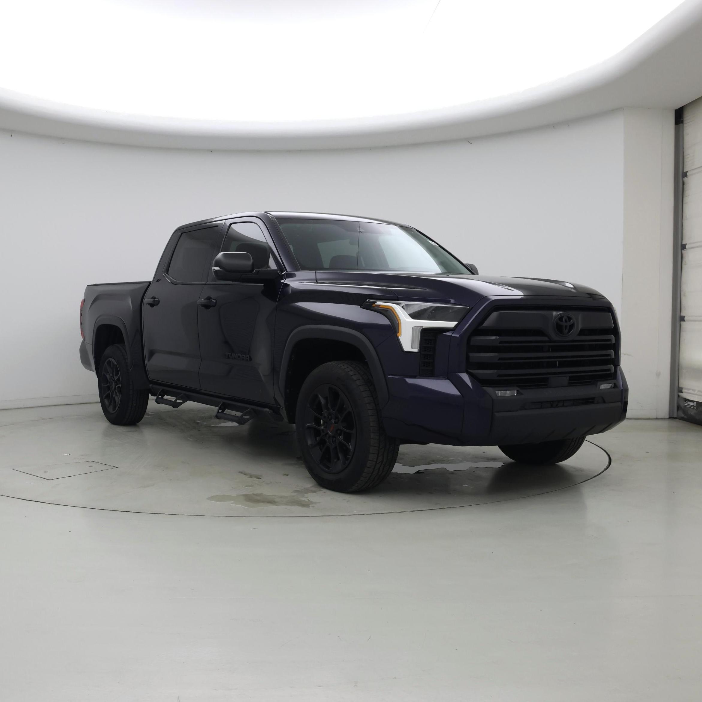 Blue 2024 Toyota Tundra Pickup Truck Four-Wheel Drive Automatic