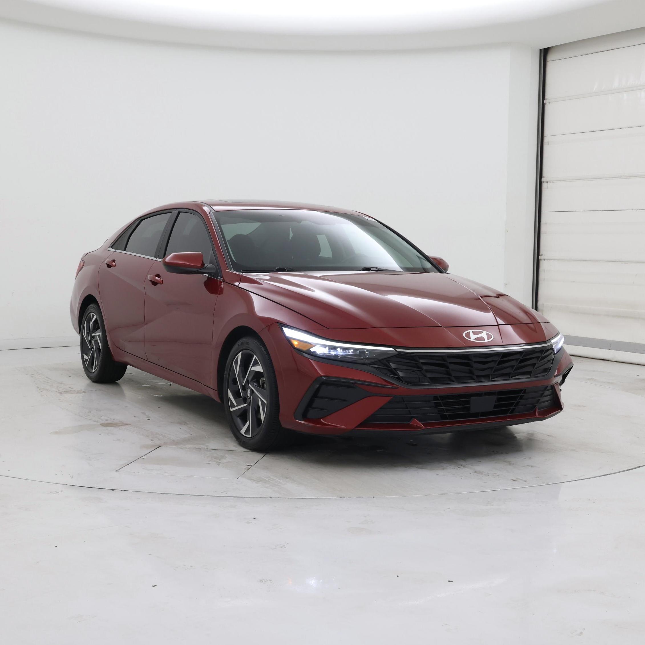 Red 2024 Hyundai Elantra Sedan Front-Wheel Drive Automatic