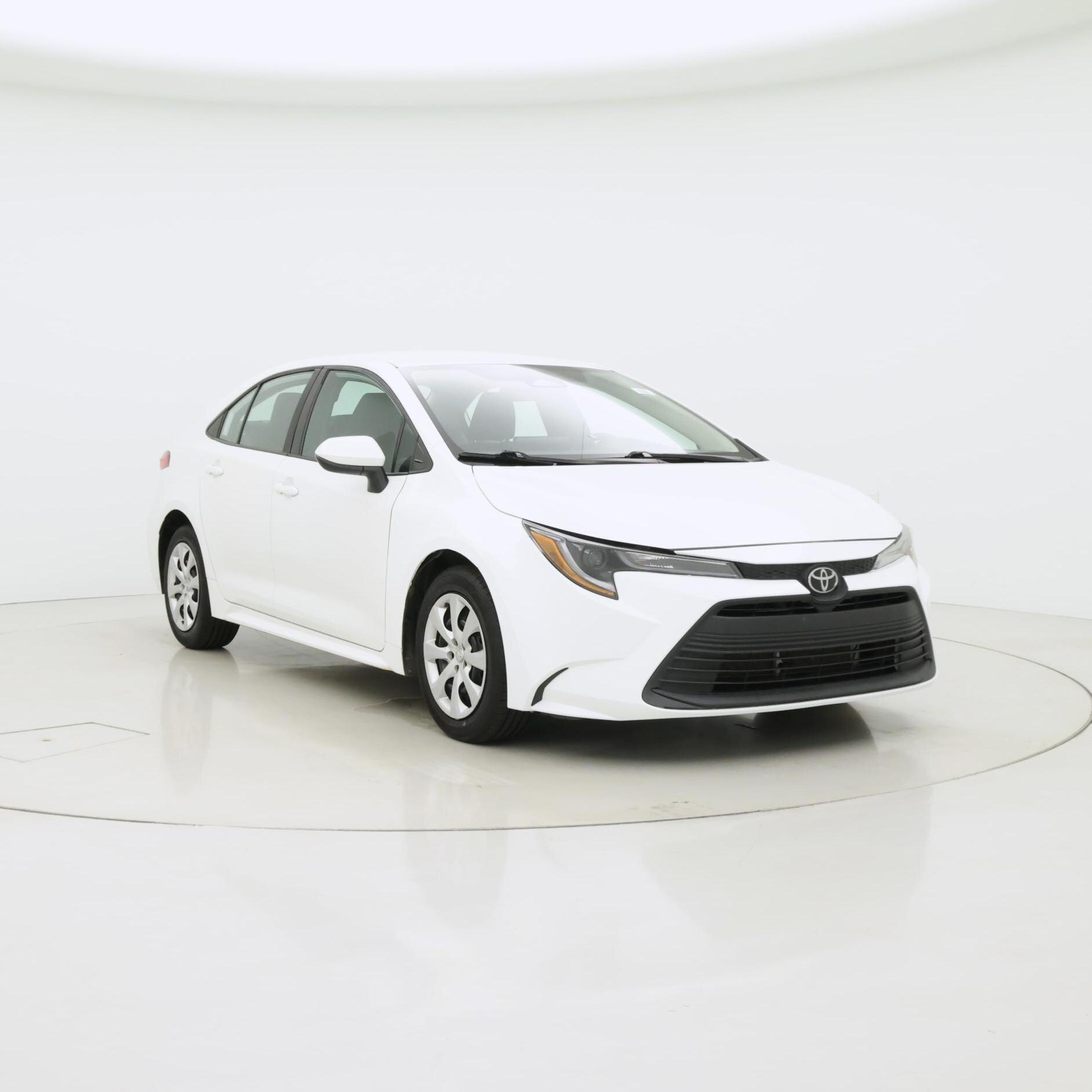 White 2024 Toyota Corolla Sedan Front-Wheel Drive Automatic