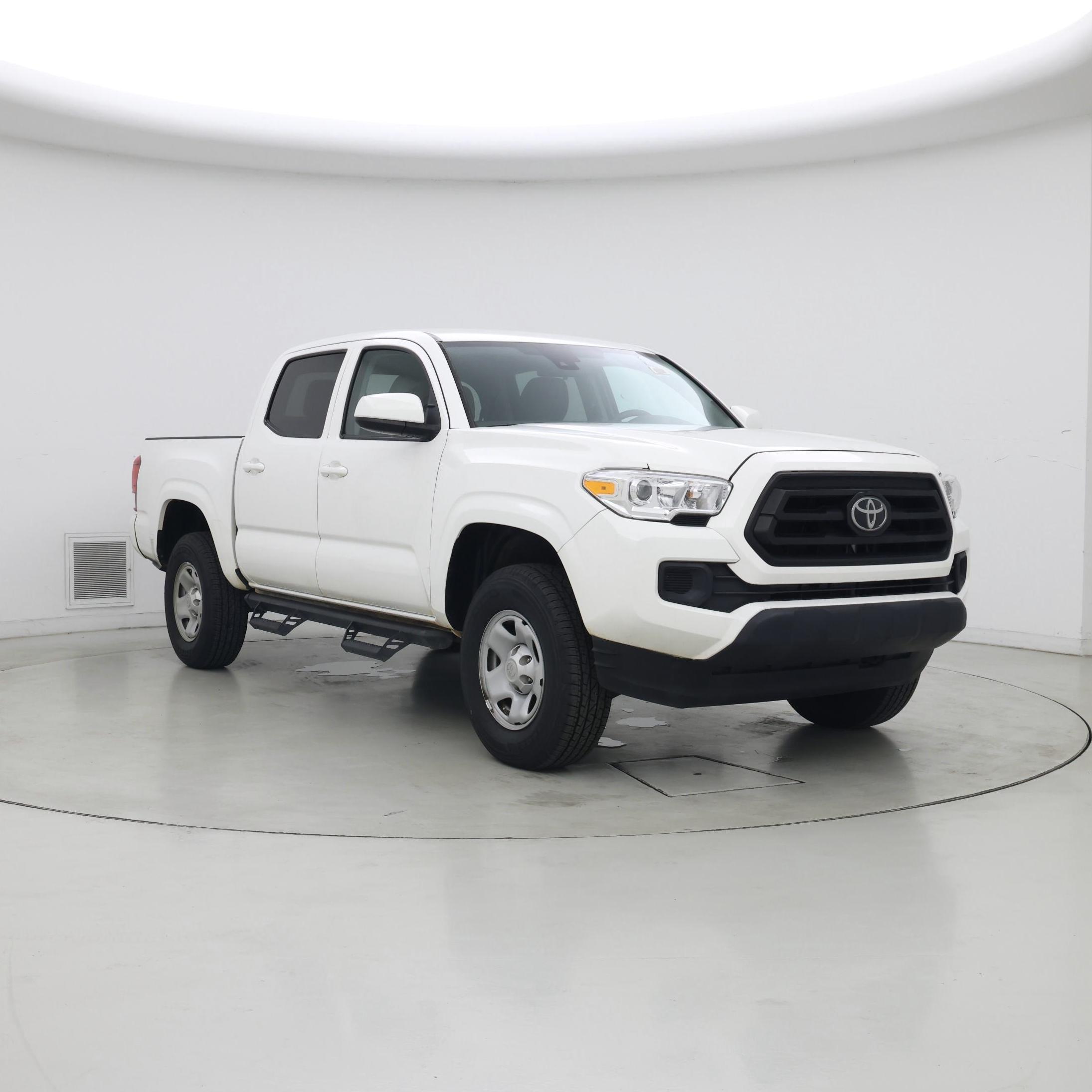 White 2023 Toyota Tacoma Pickup Truck Four-Wheel Drive Automatic