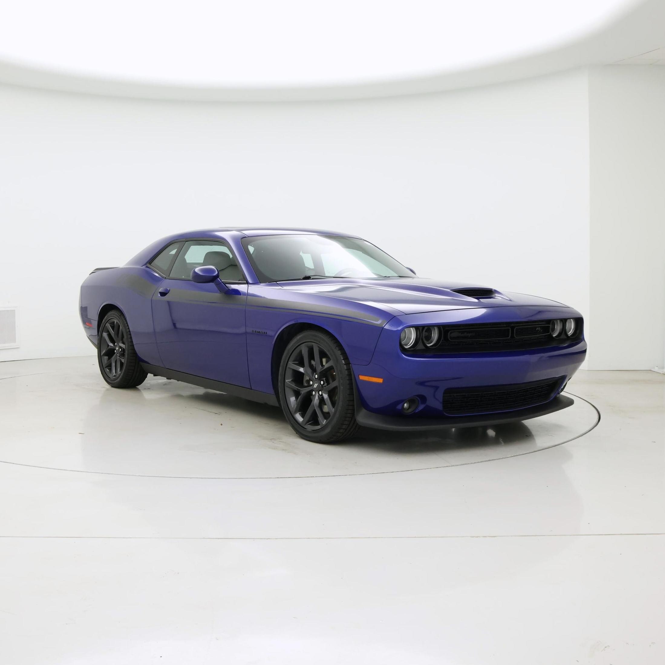 Blue 2022 Dodge Challenger Coupe Rear-Wheel Drive Automatic