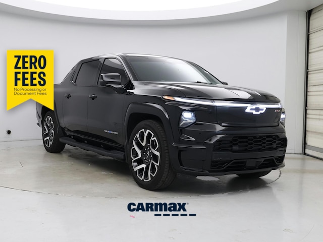 Black 2024 Chevrolet Silverado EV RST e4WD Pickup Truck All-Wheel Drive Automatic
