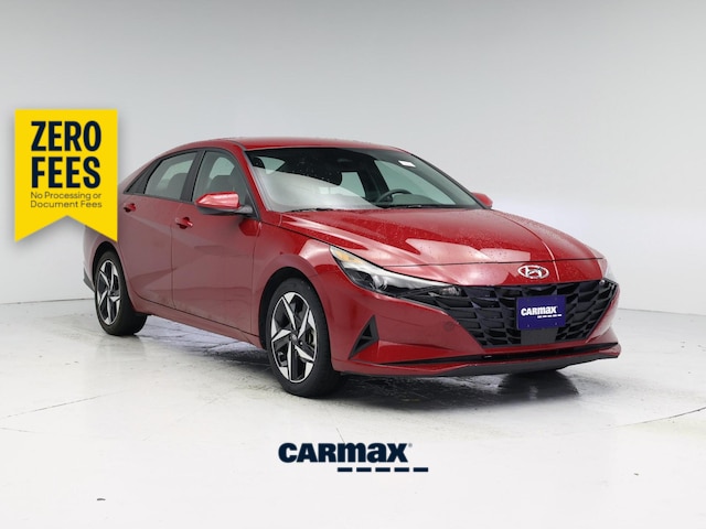 Red 2023 Hyundai Elantra SEL FWD Sedan Front-Wheel Drive Automatic