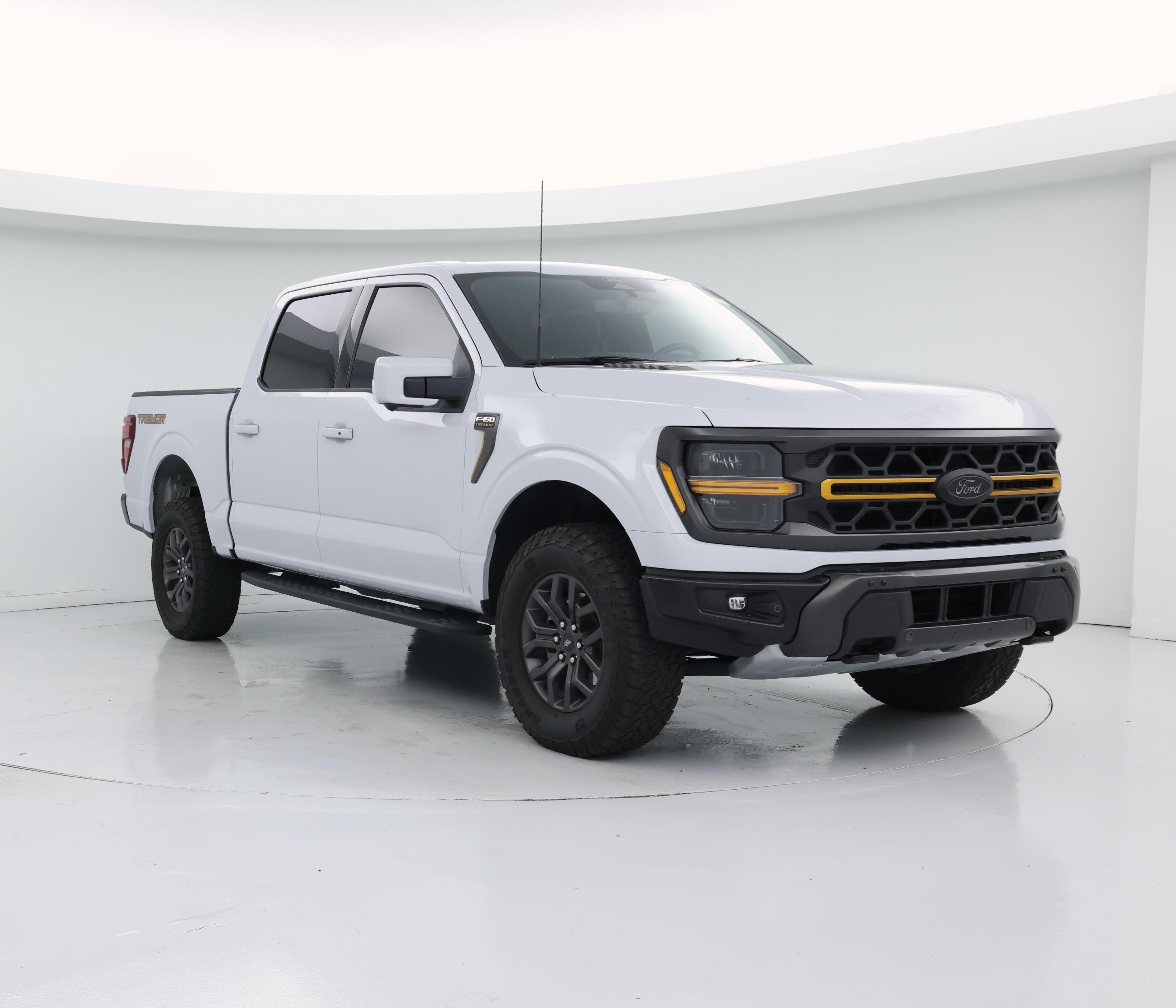 White 2025 Ford F-150 Tremor SuperCrew 4WD Pickup Truck Four-Wheel Drive Automatic