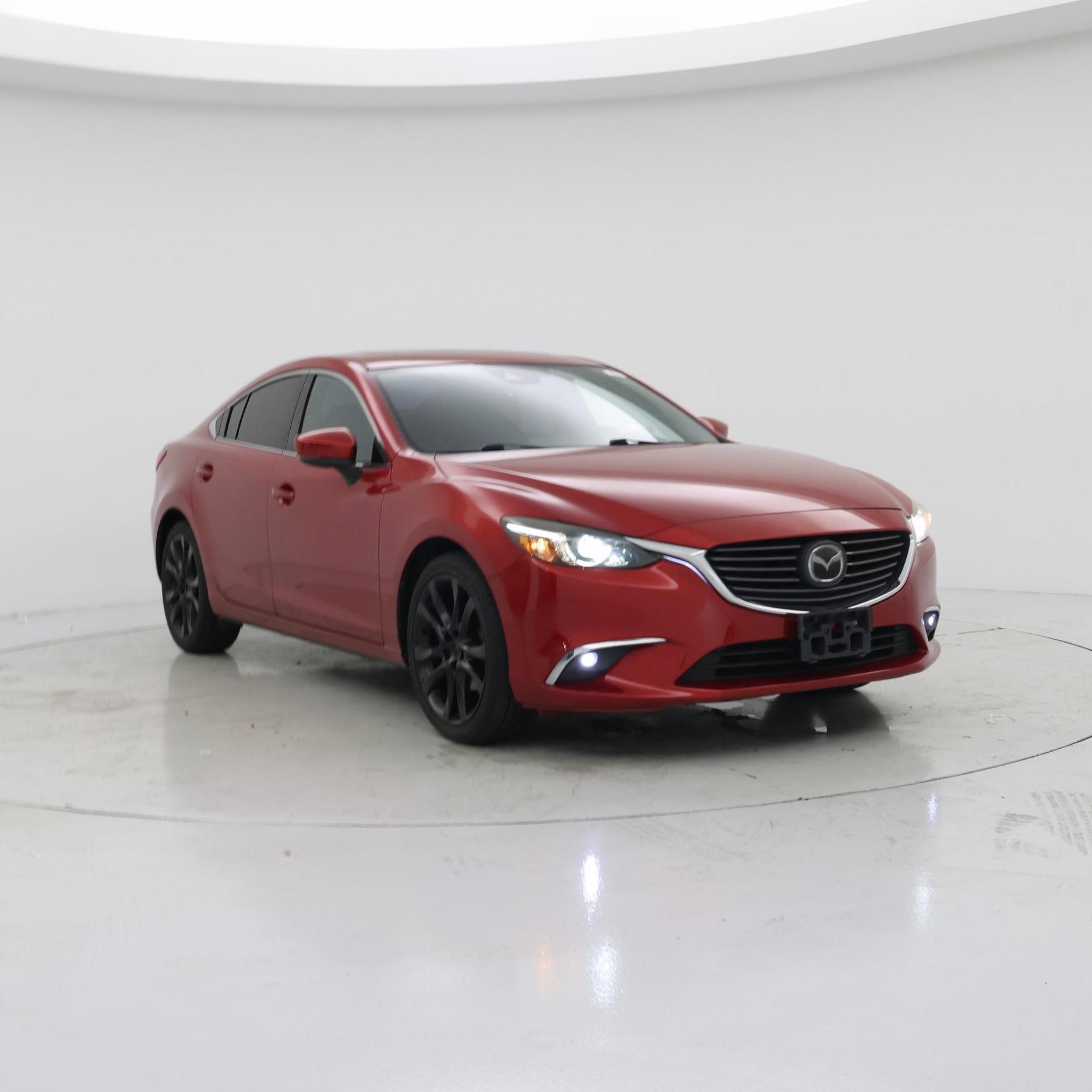 Red 2017 Mazda MAZDA6 Sedan Front-Wheel Drive Automatic