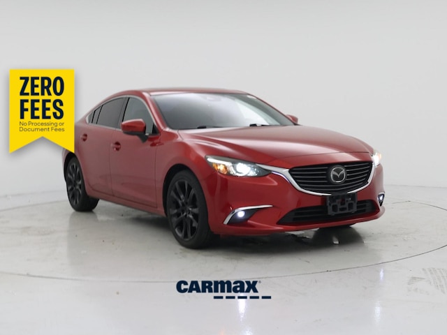Red 2017 Mazda MAZDA6 Sedan Front-Wheel Drive Automatic