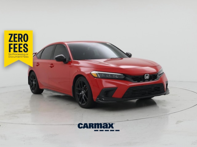 Red 2023 Honda Civic Hatchback Hatchback Front-Wheel Drive Automatic