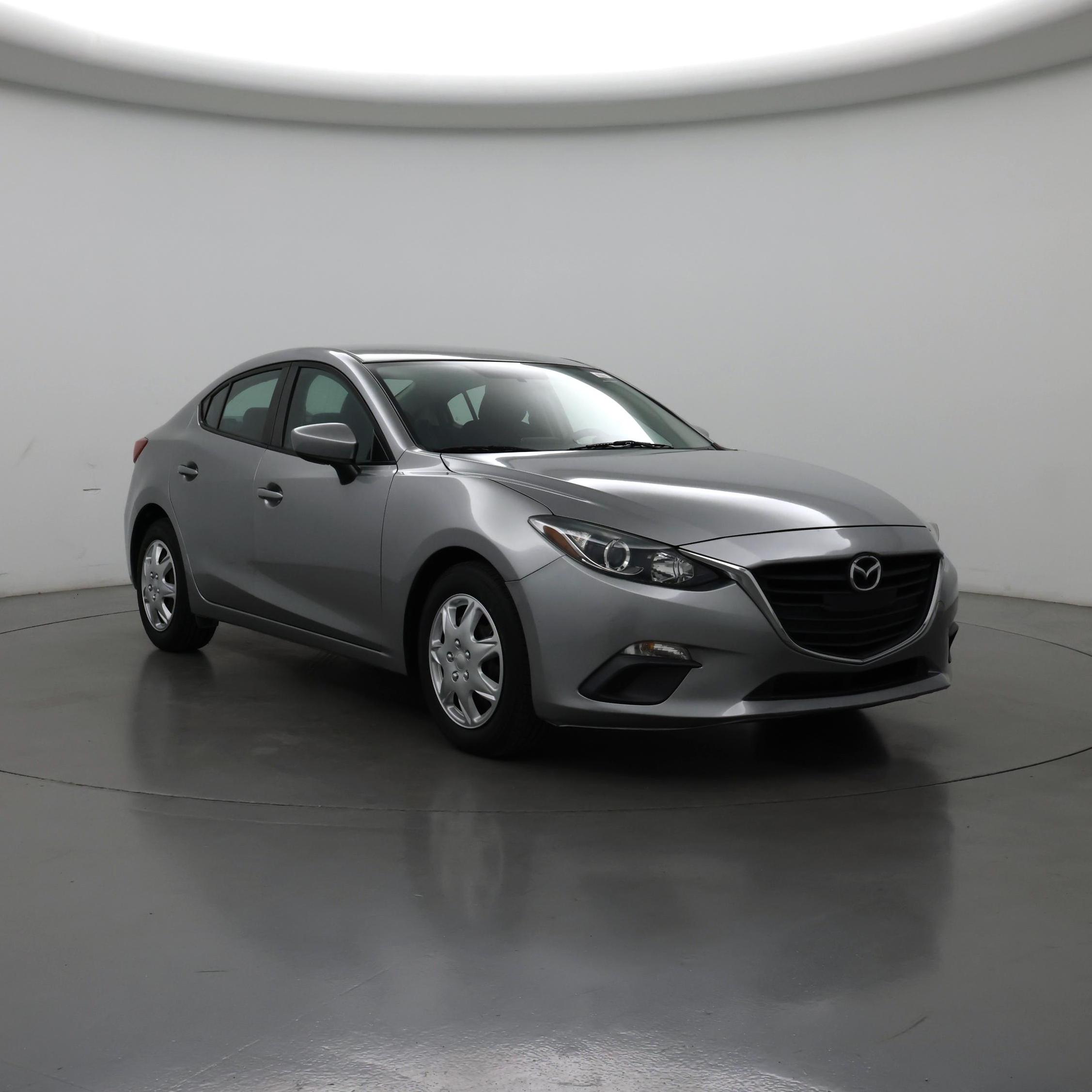 Silver 2015 Mazda MAZDA3 i Sport Sedan Front-Wheel Drive Automatic
