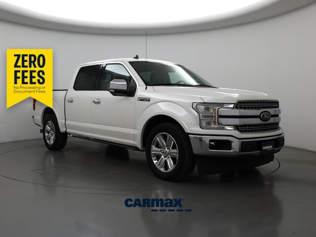 White 2019 Ford F-150 Lariat SuperCrew RWD Pickup Truck 4X2 Automatic
