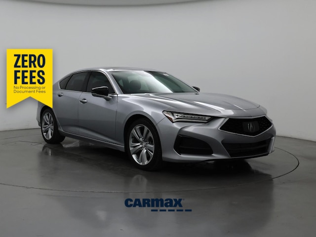 Silver 2021 Acura TLX Sedan Front-Wheel Drive Automatic