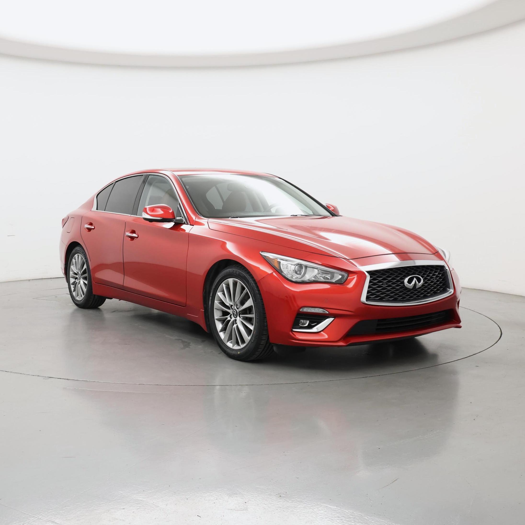 Red 2023 INFINITI Q50 Sedan All-Wheel Drive Automatic
