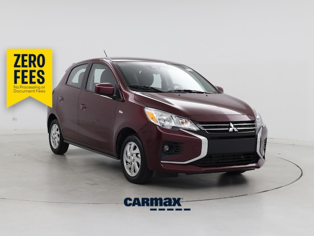 Red (Burgundy) 2024 Mitsubishi Mirage LE FWD Hatchback Front-Wheel Drive Automatic