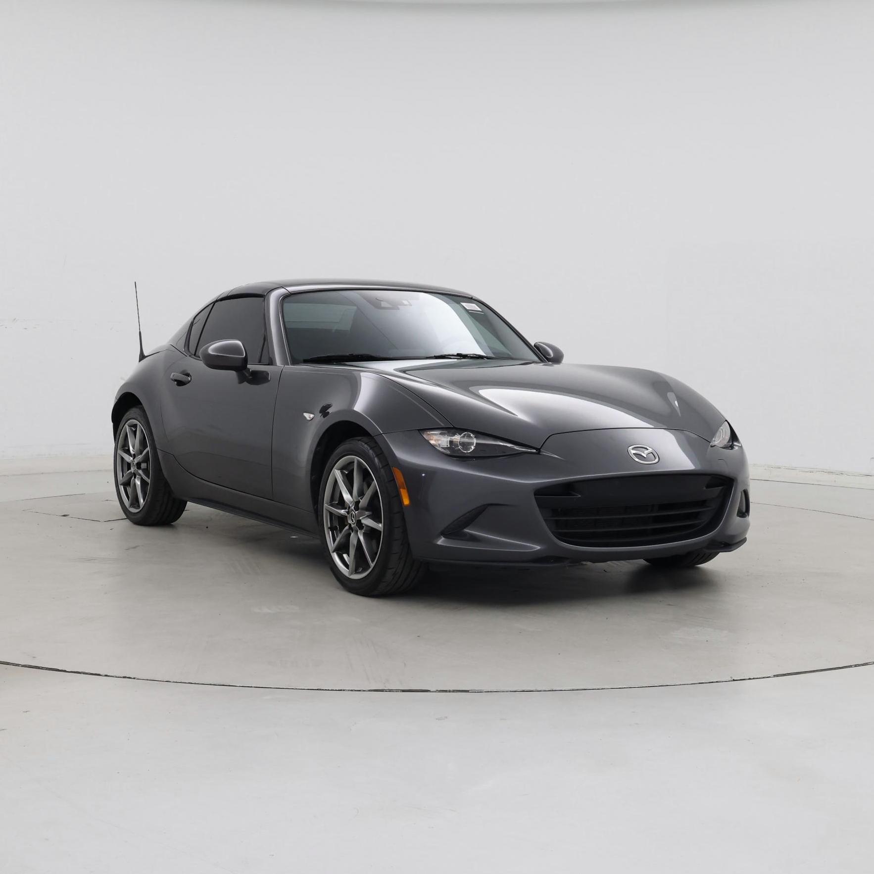 Gray 2023 Mazda MX-5 Miata Convertible Rear-Wheel Drive Manual