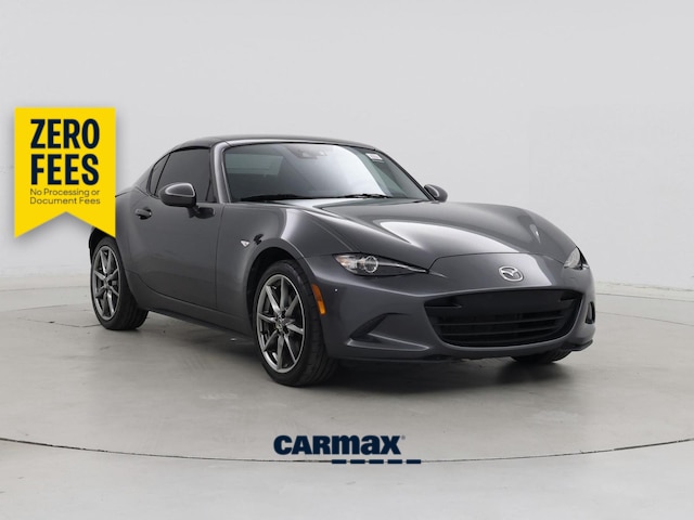 Gray 2023 Mazda MX-5 Miata Convertible Rear-Wheel Drive Manual