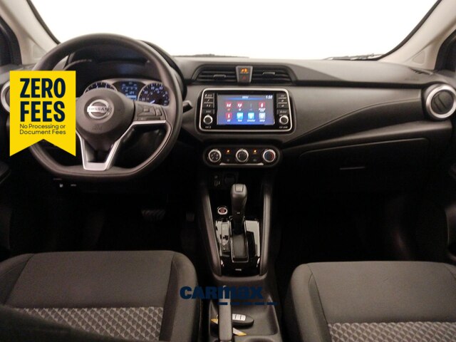 Black 2021 Nissan Versa Sedan Front-Wheel Drive Automatic