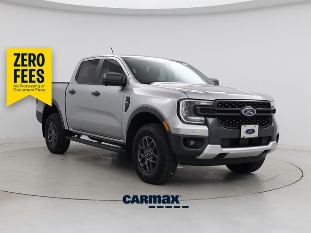 Silver 2024 Ford Ranger Pickup Truck Four-Wheel Drive Automatic