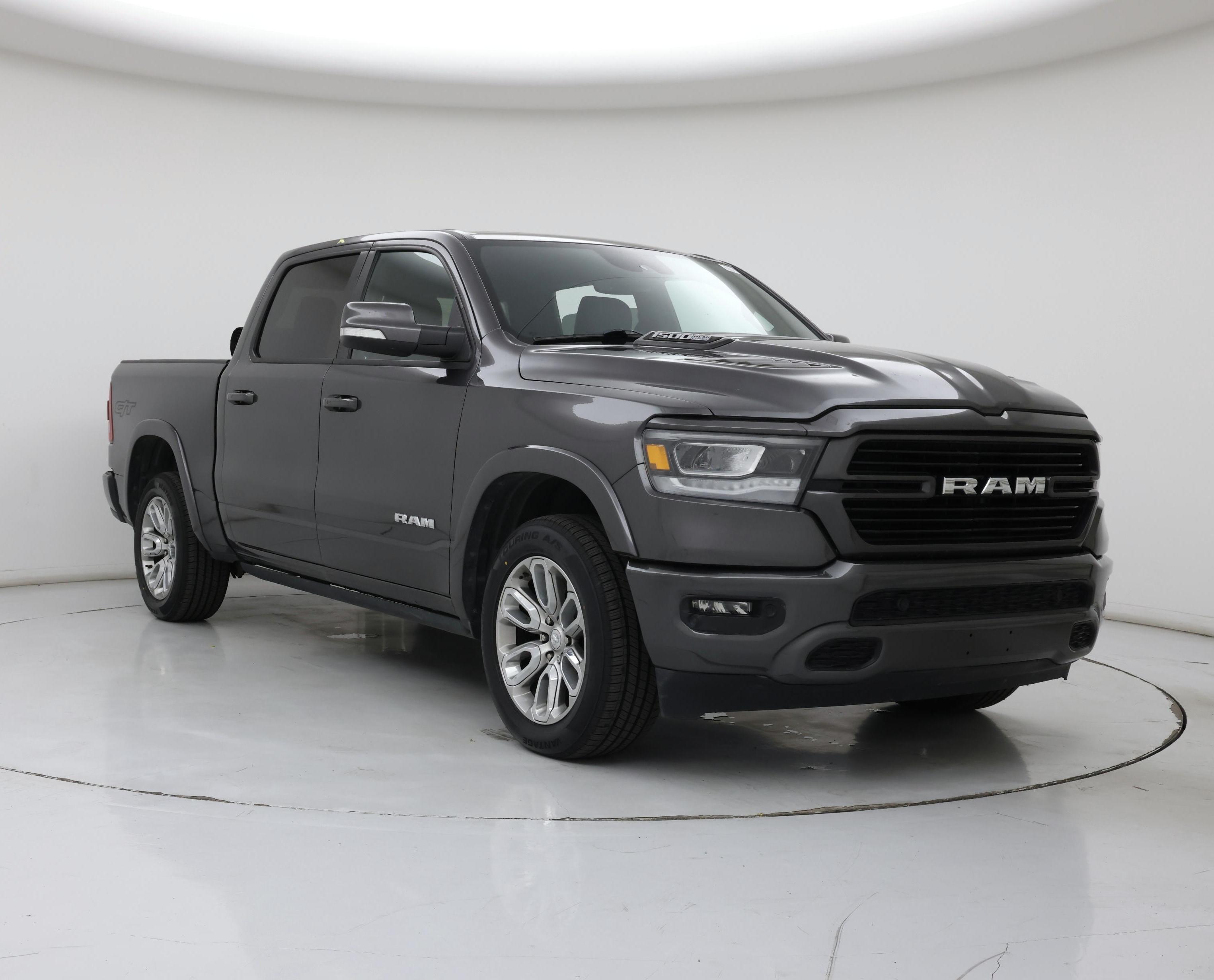 Gray 2022 RAM 1500 Pickup Truck Four-Wheel Drive Automatic