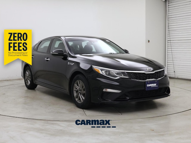 Black 2019 Kia Optima Sedan Front-Wheel Drive Automatic