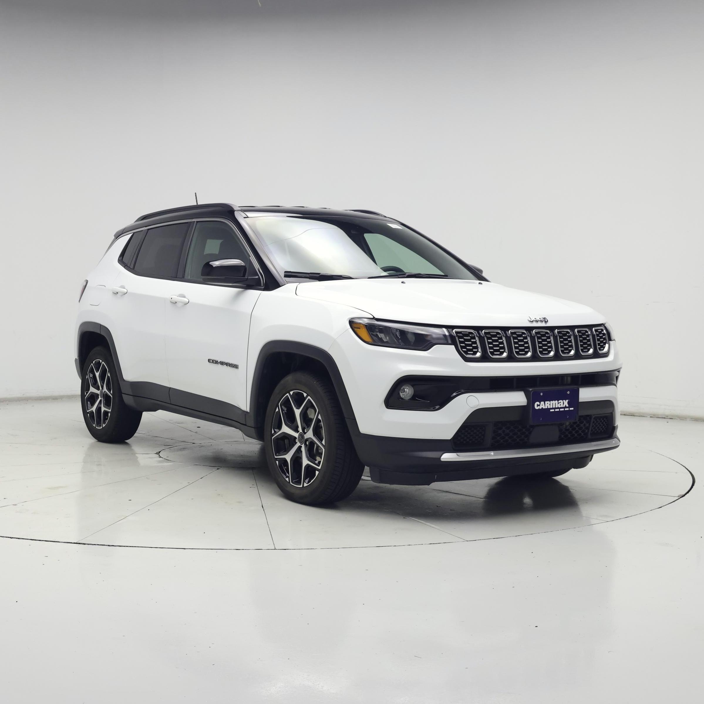 White 2025 Jeep Compass Limited 4WD SUV / Crossover Four-Wheel Drive Automatic