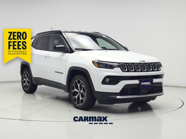 White 2025 Jeep Compass Limited 4WD SUV / Crossover Four-Wheel Drive Automatic