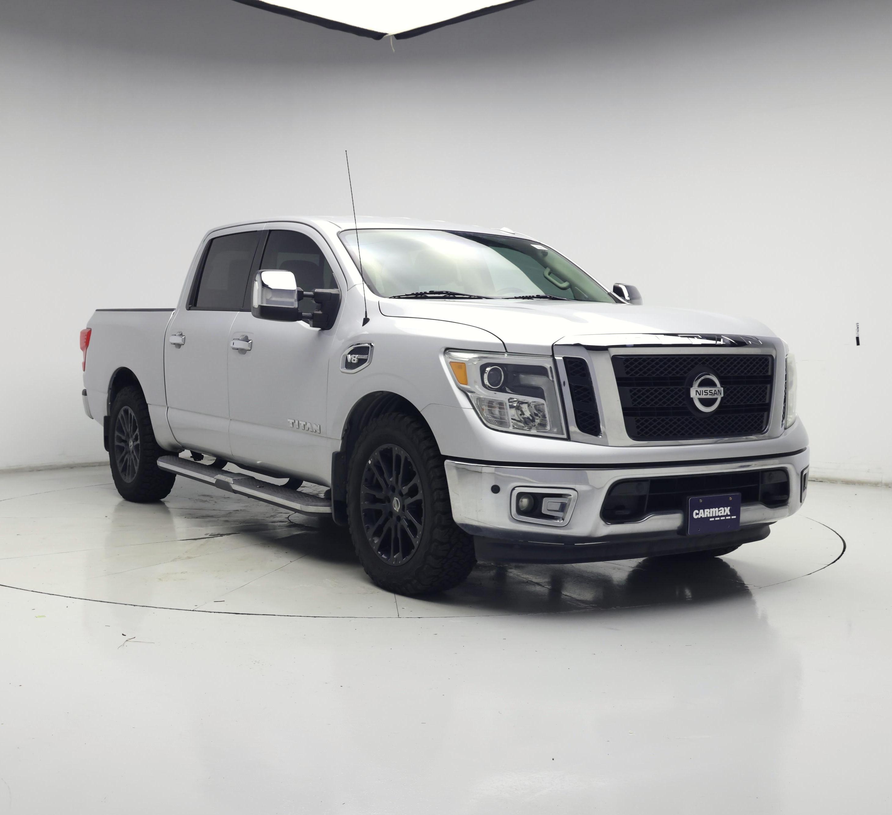 Silver 2017 Nissan Titan Pickup Truck 4X2 Automatic