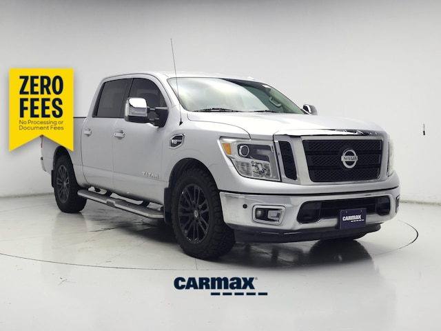 Silver 2017 Nissan Titan Pickup Truck 4X2 Automatic
