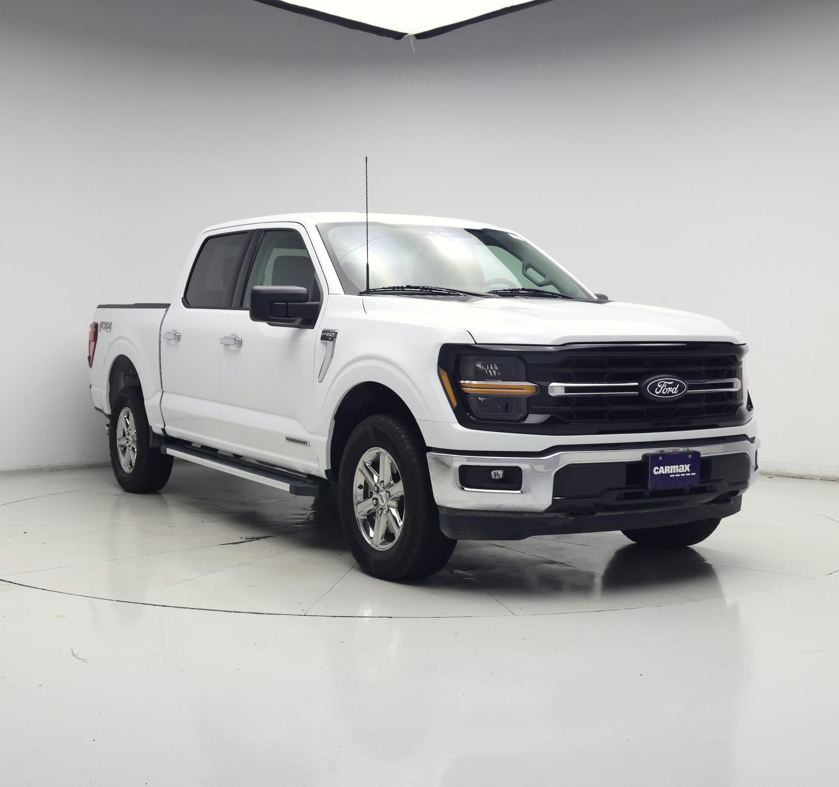 White 2025 Ford F-150 Pickup Truck Four-Wheel Drive Automatic