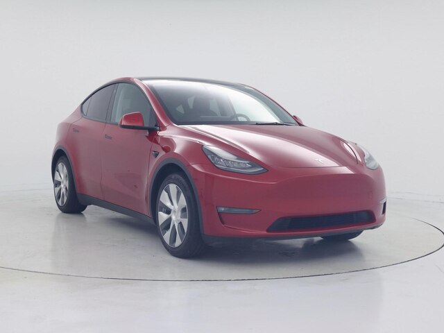 Red 2021 Tesla Model Y Standard Range RWD SUV / Crossover Rear-Wheel Drive Automatic