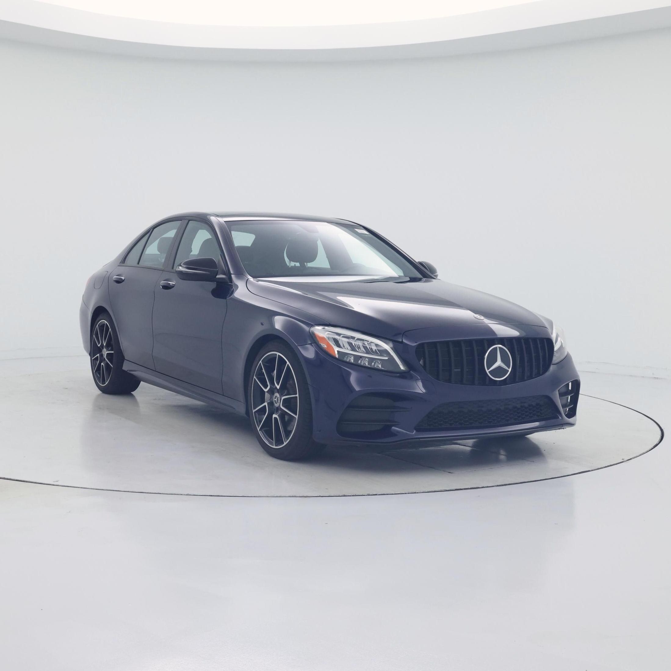 Blue 2020 Mercedes-Benz C-Class Sedan Rear-Wheel Drive Automatic