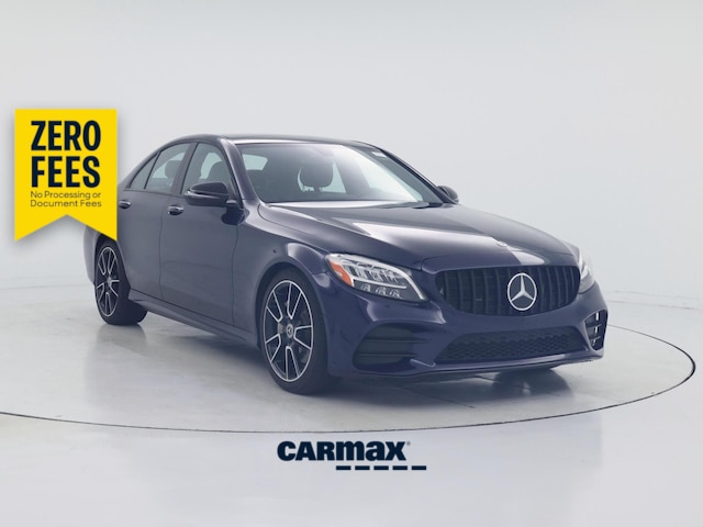 Blue 2020 Mercedes-Benz C-Class Sedan Rear-Wheel Drive Automatic