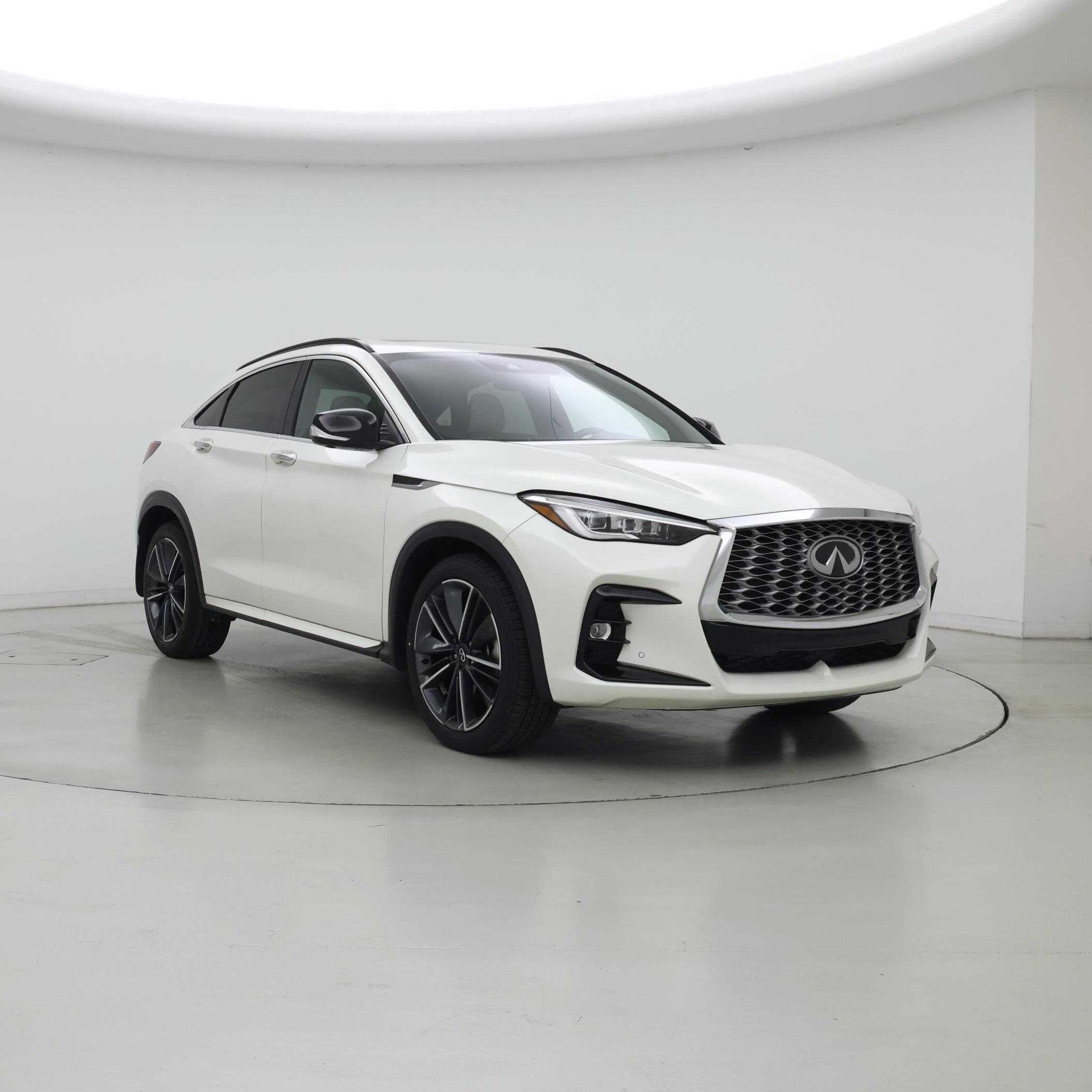 White 2023 INFINITI QX55 SUV / Crossover All-Wheel Drive Automatic