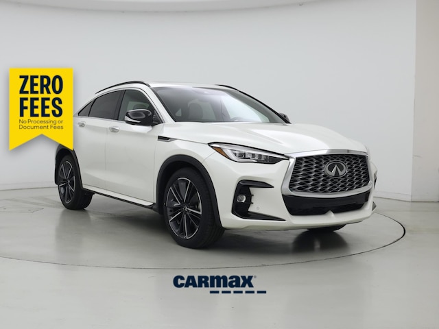 White 2023 INFINITI QX55 SUV / Crossover All-Wheel Drive Automatic