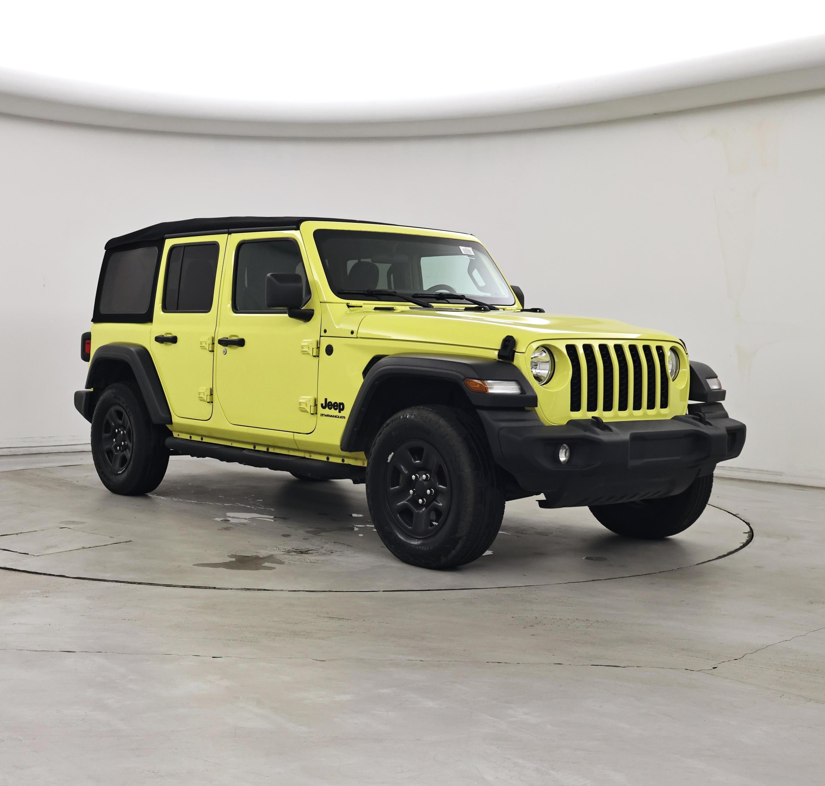 Yellow 2024 Jeep Wrangler SUV / Crossover Four-Wheel Drive Automatic