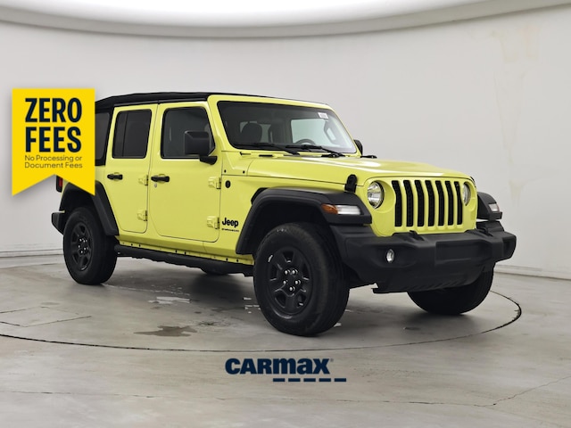 Yellow 2024 Jeep Wrangler SUV / Crossover Four-Wheel Drive Automatic