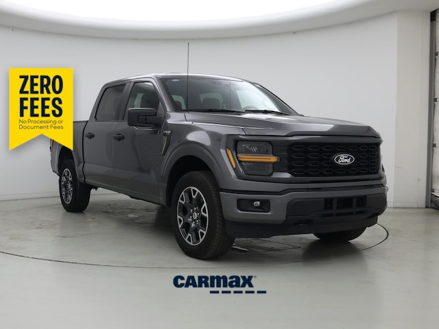 Gray 2024 Ford F-150 STX SuperCrew 4WD Pickup Truck Four-Wheel Drive Automatic