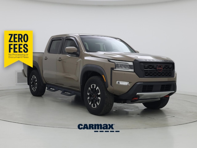 Brown (Tan) 2023 Nissan Frontier PRO-4X Crew Cab 4WD Pickup Truck Four-Wheel Drive Automatic