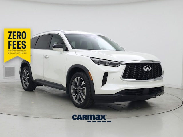 White 2023 INFINITI QX60 Luxe AWD SUV / Crossover All-Wheel Drive Automatic