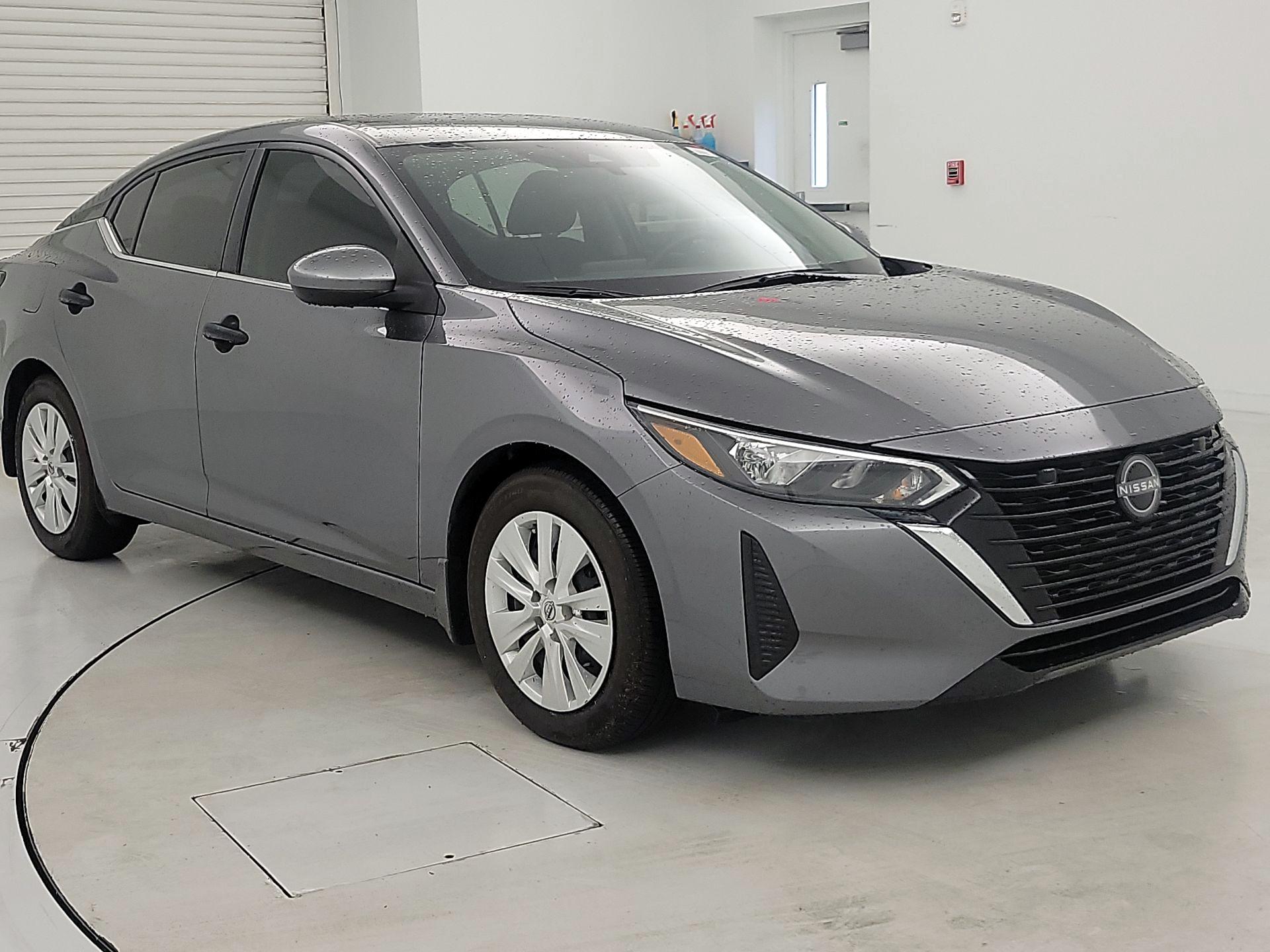 Gray 2025 Nissan Sentra S FWD Sedan Front-Wheel Drive Automatic