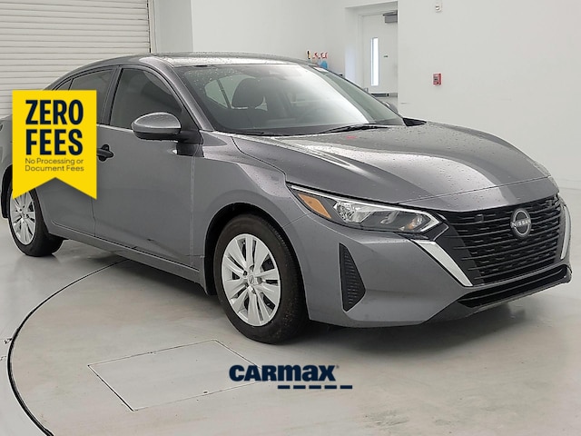 Gray 2025 Nissan Sentra S FWD Sedan Front-Wheel Drive Automatic