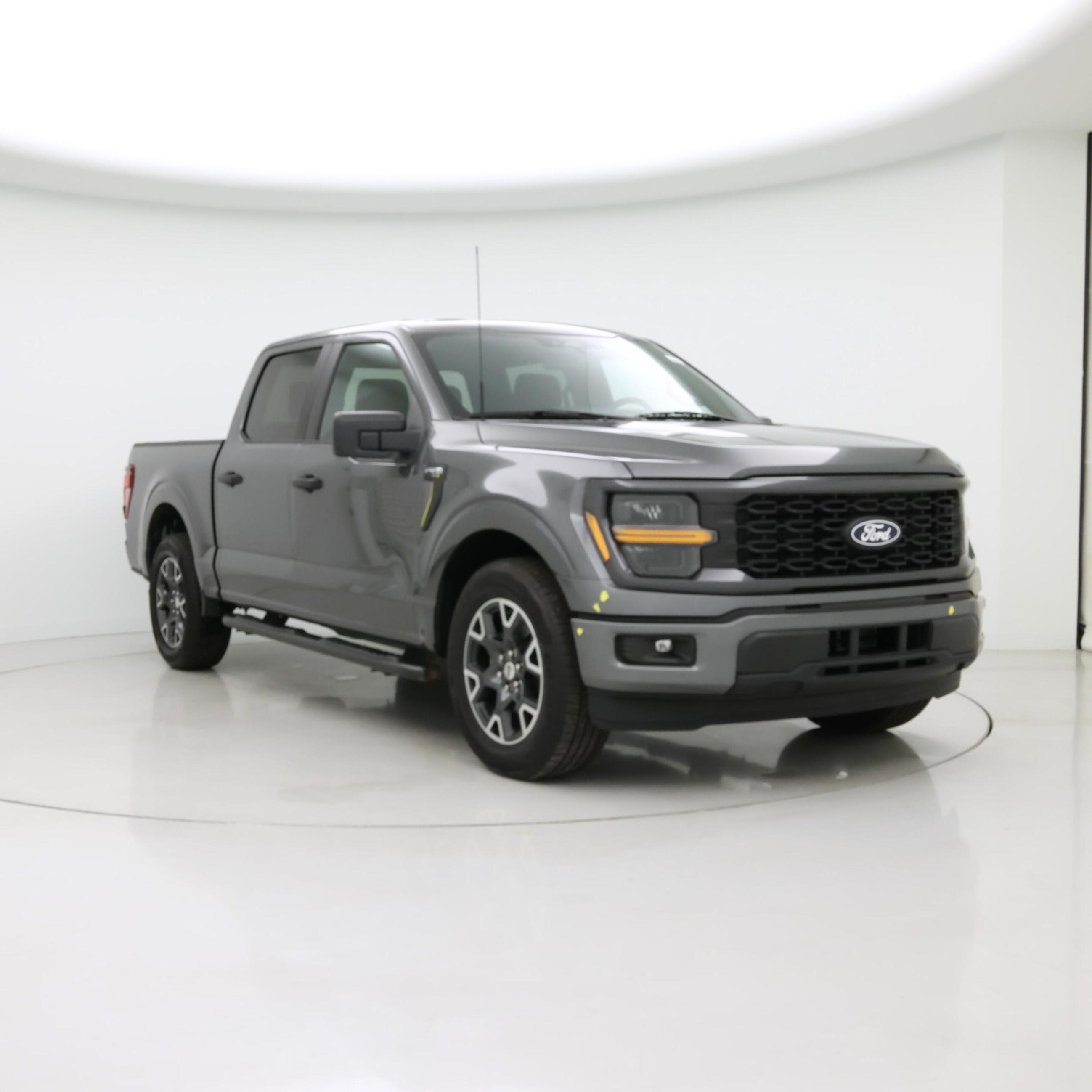 Gray 2024 Ford F-150 Pickup Truck 4X2 Automatic