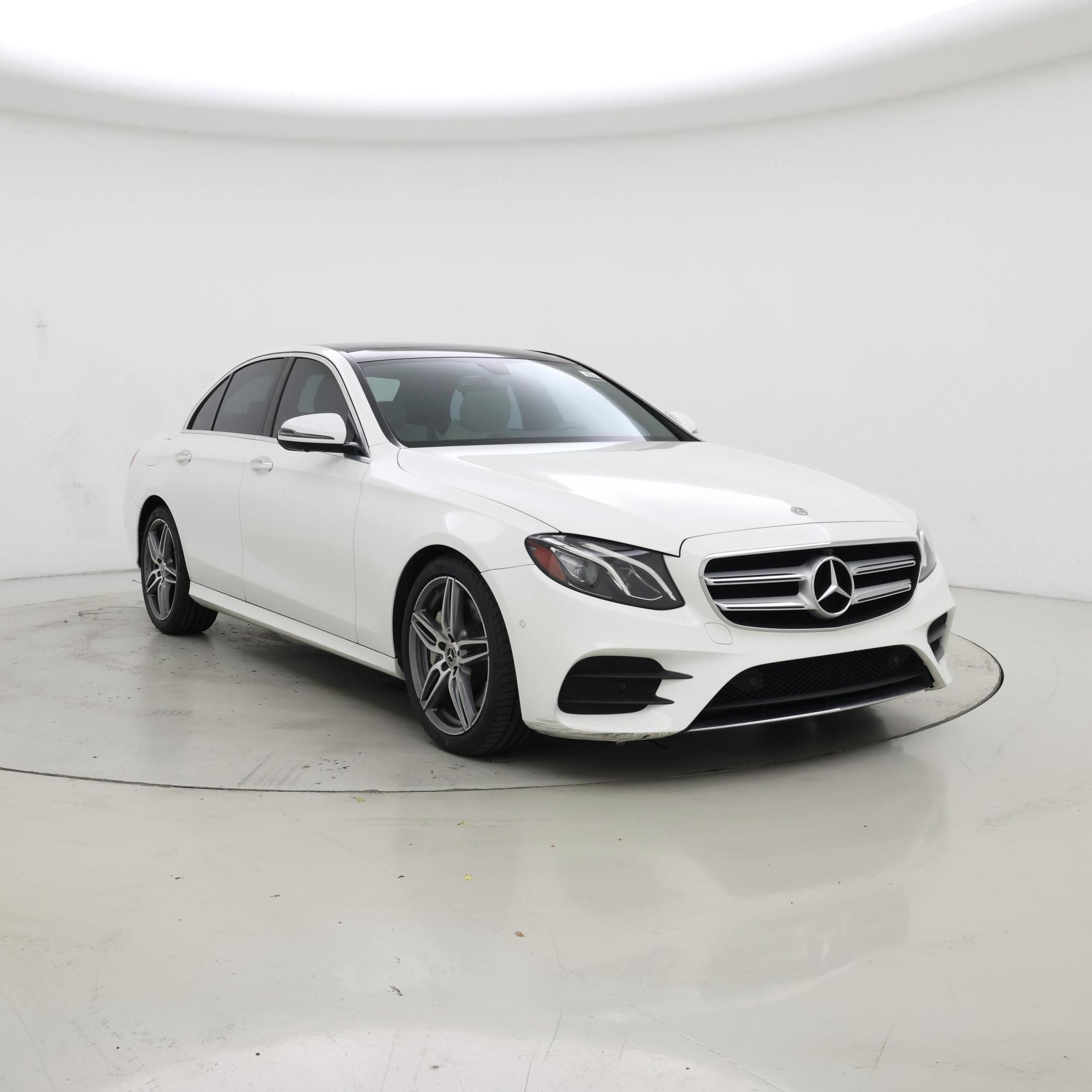 White 2020 Mercedes-Benz E-Class Sedan Rear-Wheel Drive Automatic