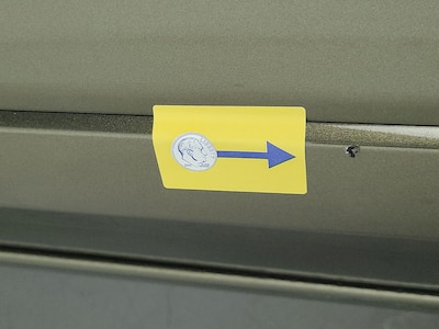 Rear Door Driver Side Cosmetic Imperfection