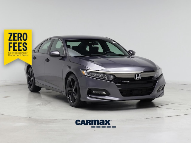Gray 2019 Honda Accord Sedan Front-Wheel Drive Automatic