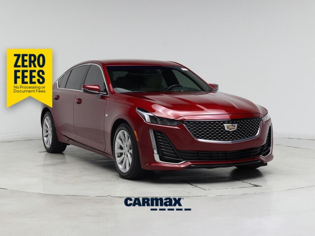 Red 2023 Cadillac CT5 Luxury RWD Sedan Rear-Wheel Drive Automatic
