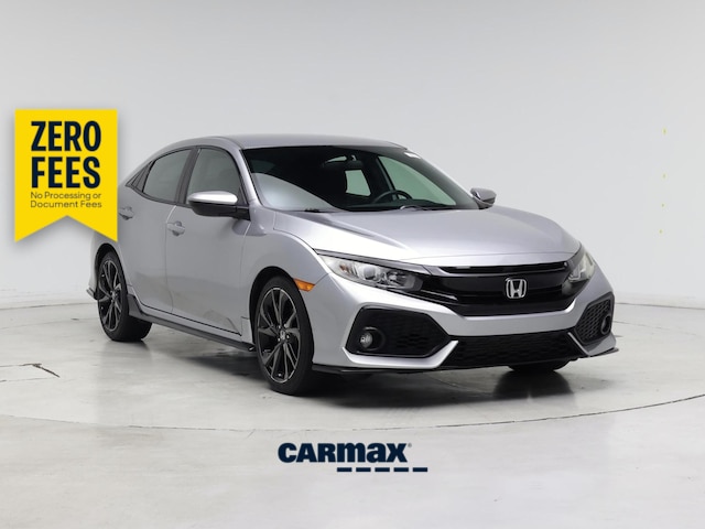 Silver 2018 Honda Civic Hatchback Hatchback Front-Wheel Drive Automatic