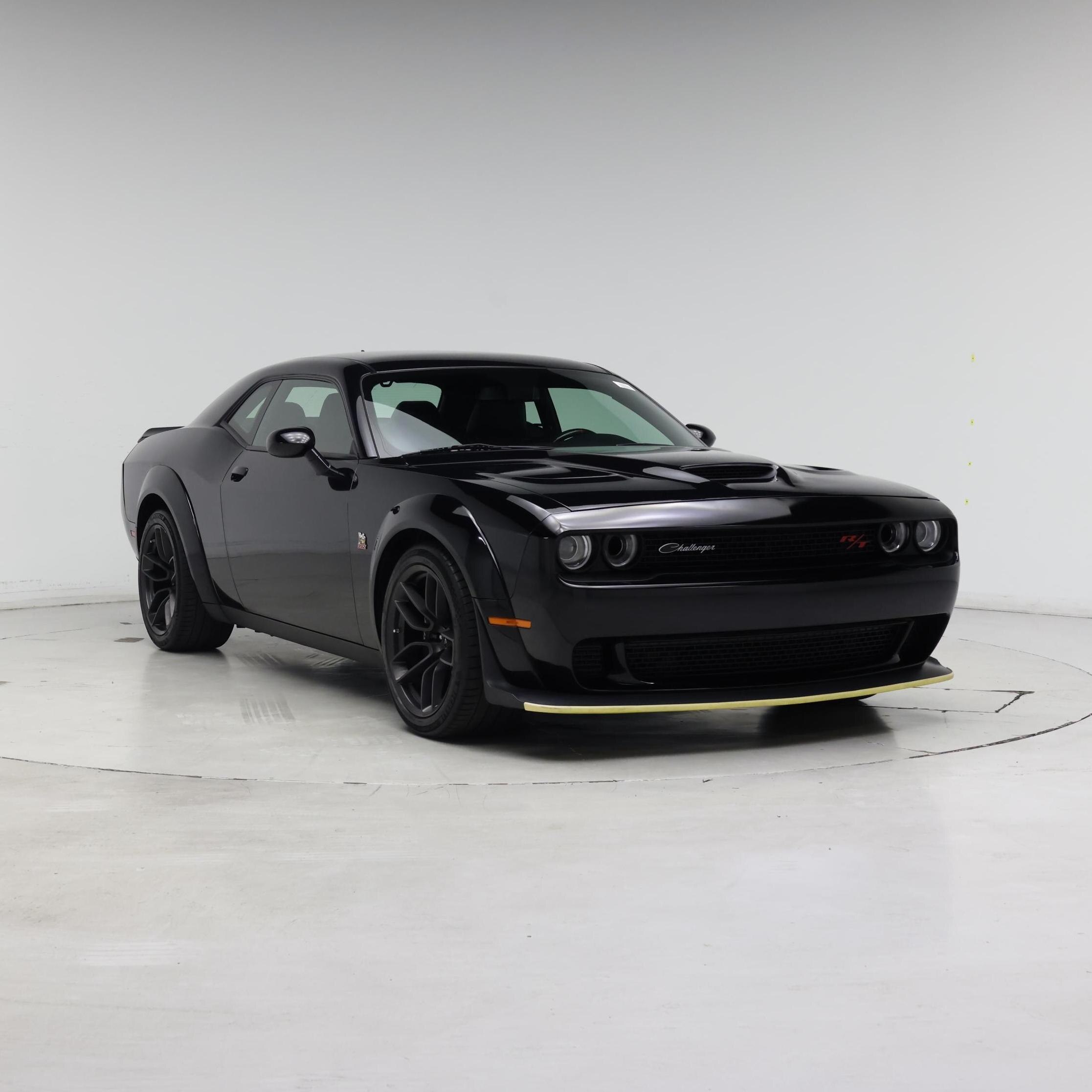 Black 2022 Dodge Challenger R/T Scat Pack Widebody RWD Coupe Rear-Wheel Drive Automatic